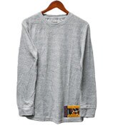 Wholesale - M-XXL MEN HEATHER GREY LONG SLEEVE THERMAL CREW SHIRT -BASS CREEK OUTFITTERS C/P 12, UPC: 193188651222